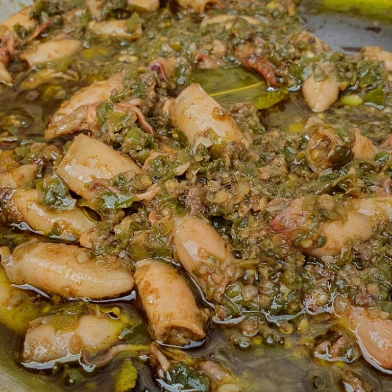 

Cumi Asin Sambal Ijo
