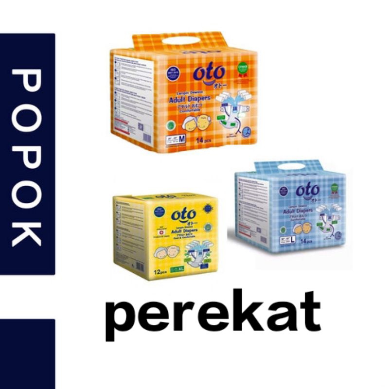 OTO PEREKAT M14/L14/XL12 POPOK DEWASA PEREKAT