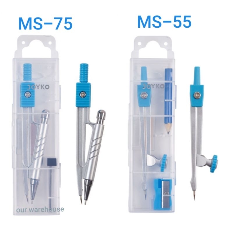 

Math Set Jangka JOYKO MS-75 Mekanik Pensil atau MS-55 Pensil