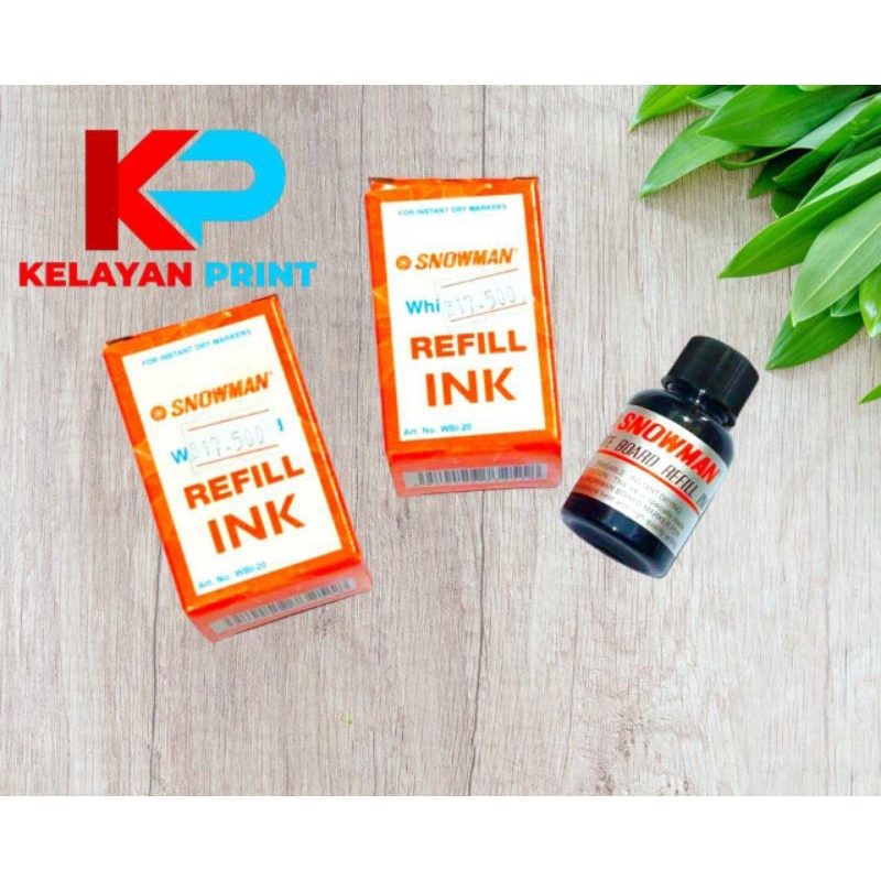 

ISI TINTA SPIDOL WHITEBOARD/PAPAN TULIS SNOWMAN TINTA HITAM SATUAN