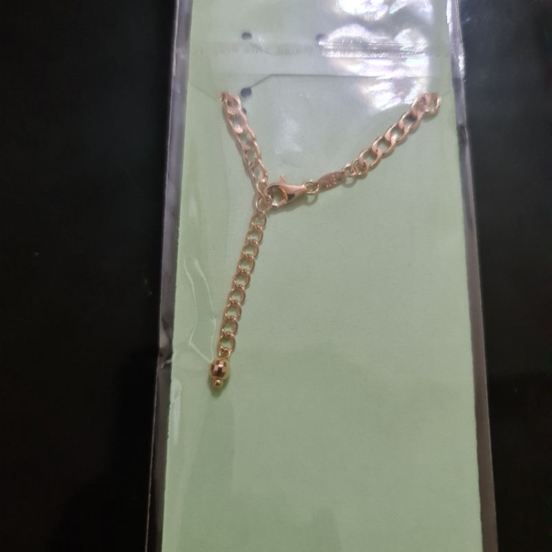 Kalung, gelang dan gelang serut CD UBS kadar 8K 375