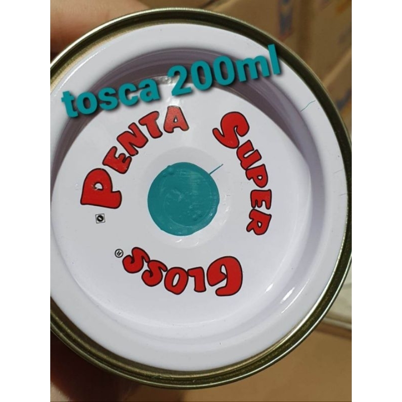 CAT PENTA SUPER GLOSS NC BLUE GREEN - HIJAU TOSCA -200 GRAM -DUCIO OTOMOTIF