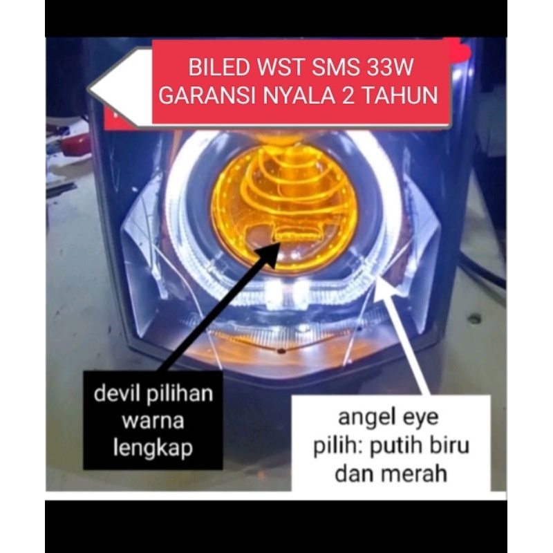 REFLEKTOR BEAT BMW BILED WST SMS GARANSI 2 TAHUN