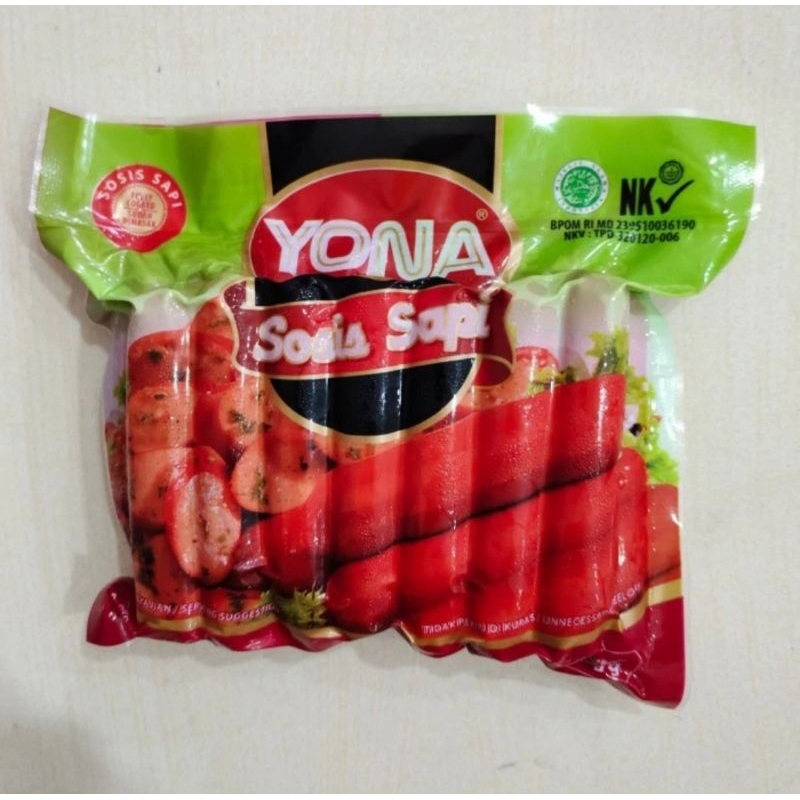 

Yona Sosis sapi Frankfurter 450gr