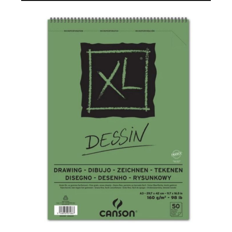 

Sketchbook Canson A3 50 Lembar XL Dessin