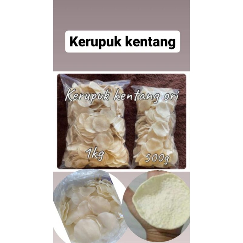 

Kerupuk kentang 500gr