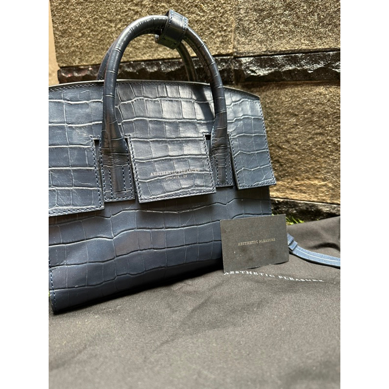 Mini Isolation Croc Navy Aesthetic Pleasure Preowned