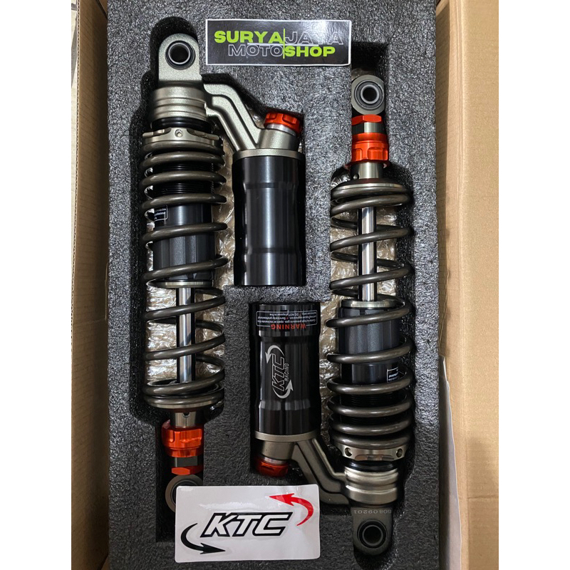 shock ktc extreme grey 320mm untuk rx king,gl,megapro