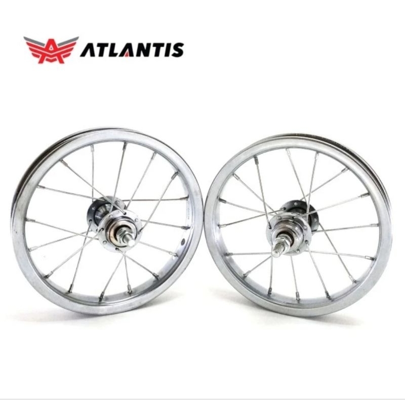 RODA VELG SEPEDA ANAK WHEELSET 12 INCH MINI BMX GEROBAK DEPAN BELAKANG RODA 12 INCH VELG 12INCH WHEELSET 12 INCH