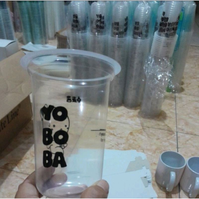 sablon cup 14 oz oval starindo = 300 pcs