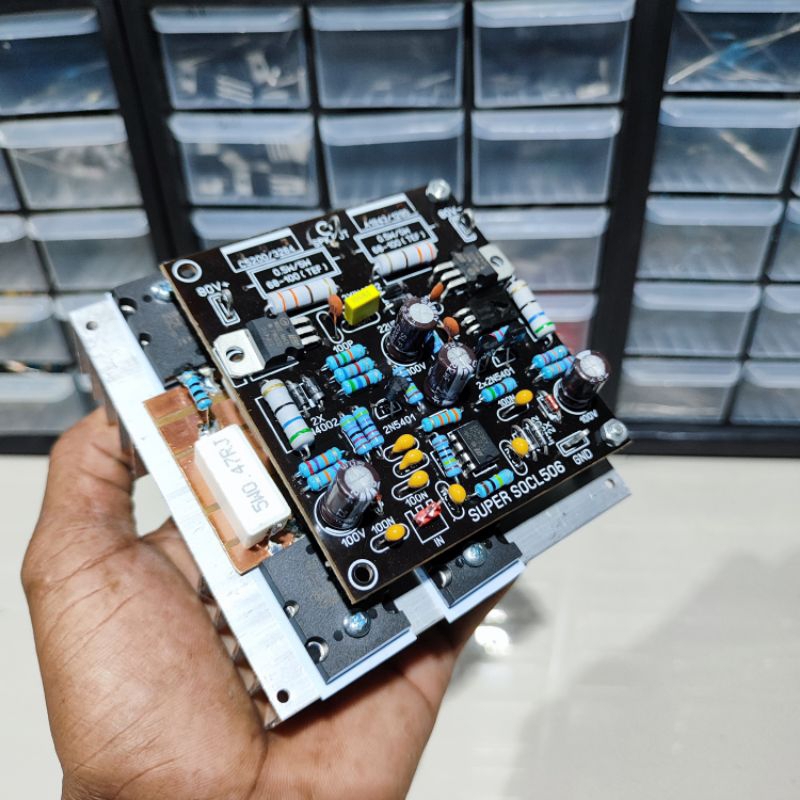 socl 506 siap pakai 2 set transistor final
