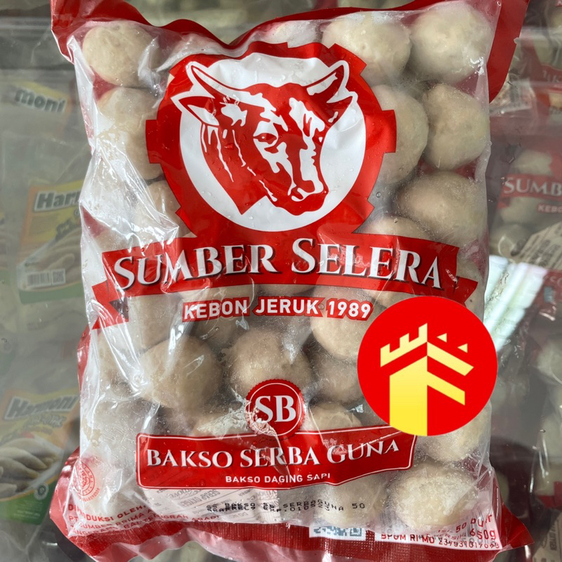 BAKSO SUMBER SELERA SERBAGUNA ISI 25 ISI 50 PCS BAKSO SAPI SB SUMBER SELERA SB SERBAGUNA BASO SAPI