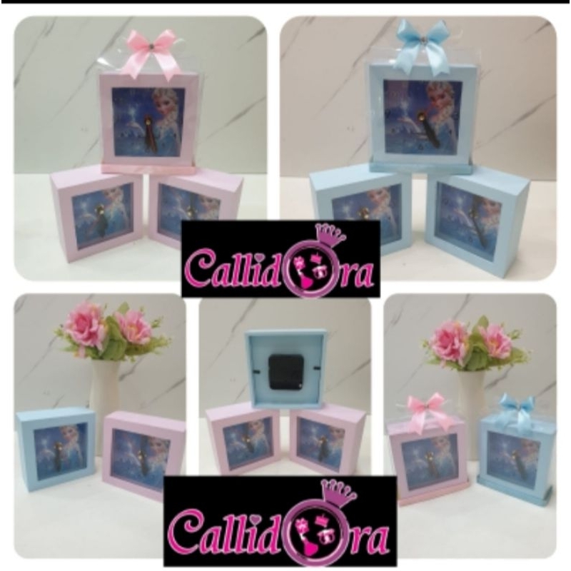 souvenir jam meja custom/hampers kantor/jam weker custom
