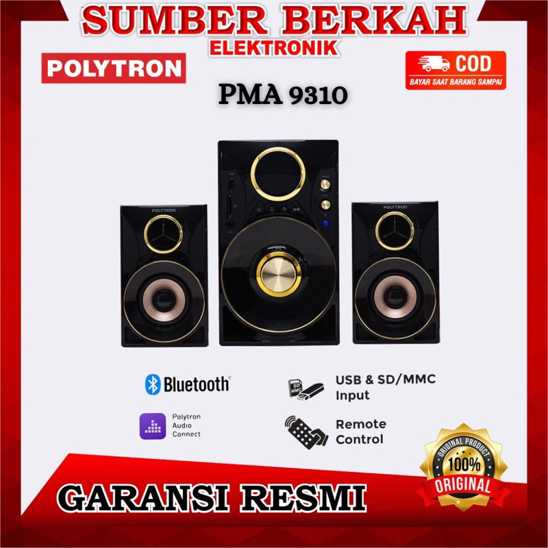 speaker POLYTRON Multimedia Speaker PMA 9310 bluetooth promo