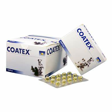 COATEX EFA Capsule Vetplus Cat &amp; Dog - Suplement Penumbuh Bulu &amp; Kulit untuk Anjing dan Kucing