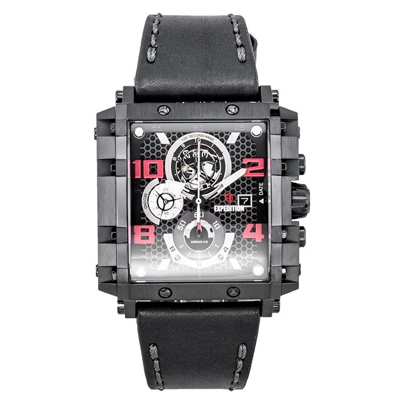 EXPEDITION JAM TANGAN PRIA EXF 6757 BLACK ORIGINAL
