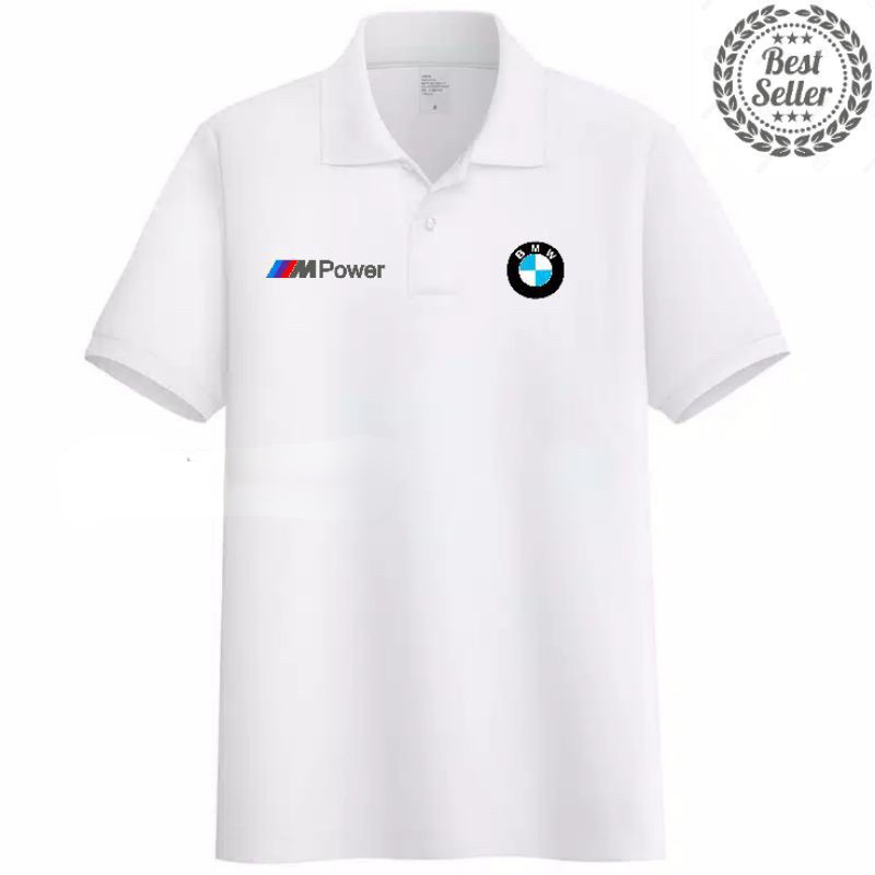 POLO SHIRT KAOS PRIA BMW POWER