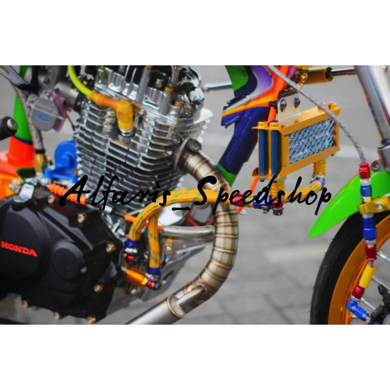 Paket selang oil cooler satria Fu selang fpr paket selang oil PNP satria Fu bisa diaplikasikan ke motor CB GL MP TIGER