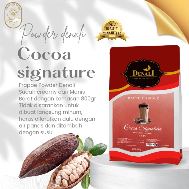 

Denali powder rasa Cocoa Signature 800gram