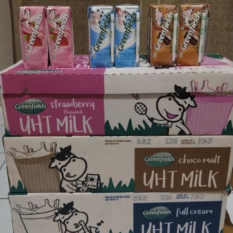 

kargo susu cair Greenfields uht 125 ml