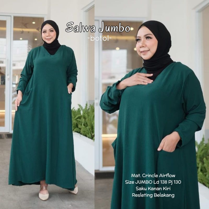 SALWA GAMIS JUMBO LD 138 cm TERBARU