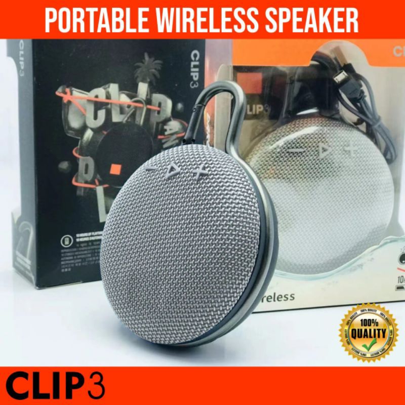 speaker jbl CLIP 3 Speaker Bluetooth Wireless Music Portable JBL Clip3 IPX7 Speaker Bluetooh Wireless clip3