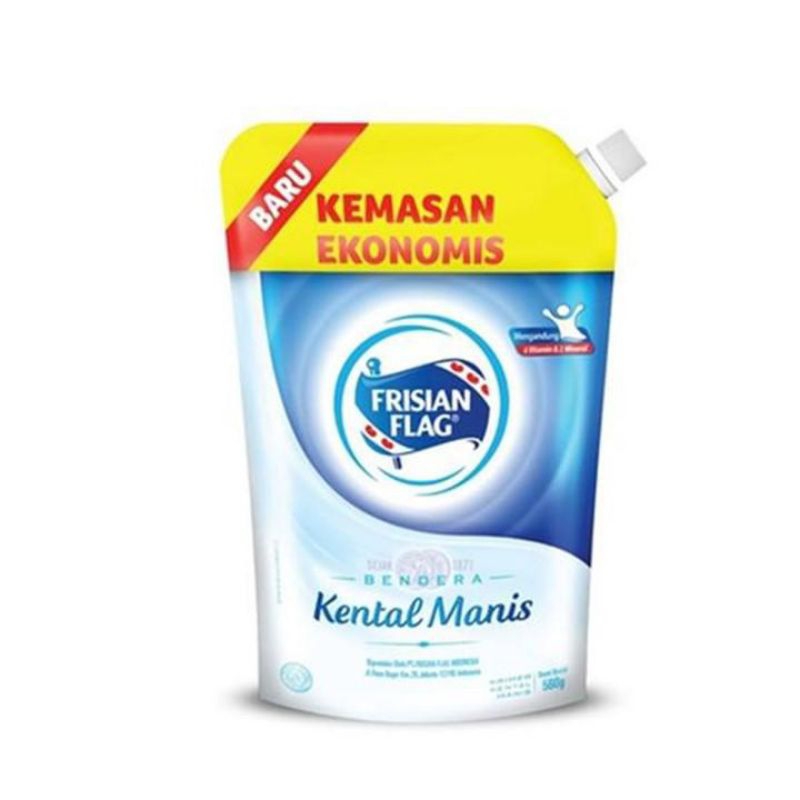 

Susu Kental Manis 545gr Pouch Bendera Kemasan Ekonomis