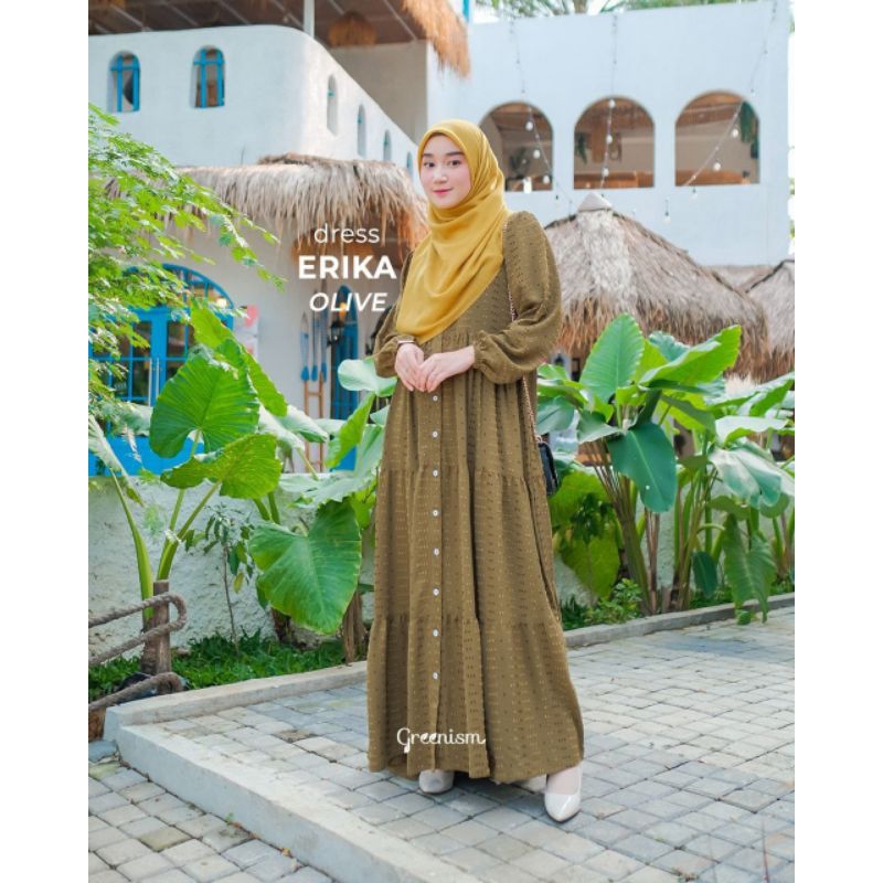 Gamis CRINKLE ERIKA DRESS BY GREENISM