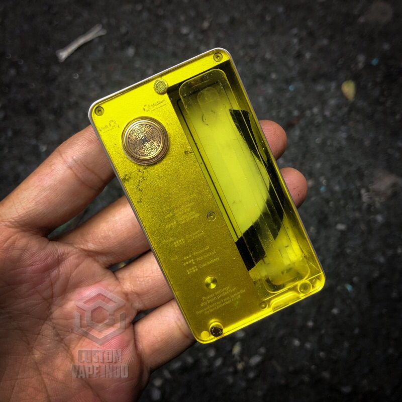 Backdoor Panel Transparan Yellow dotmod dotaio V1 &amp; V2