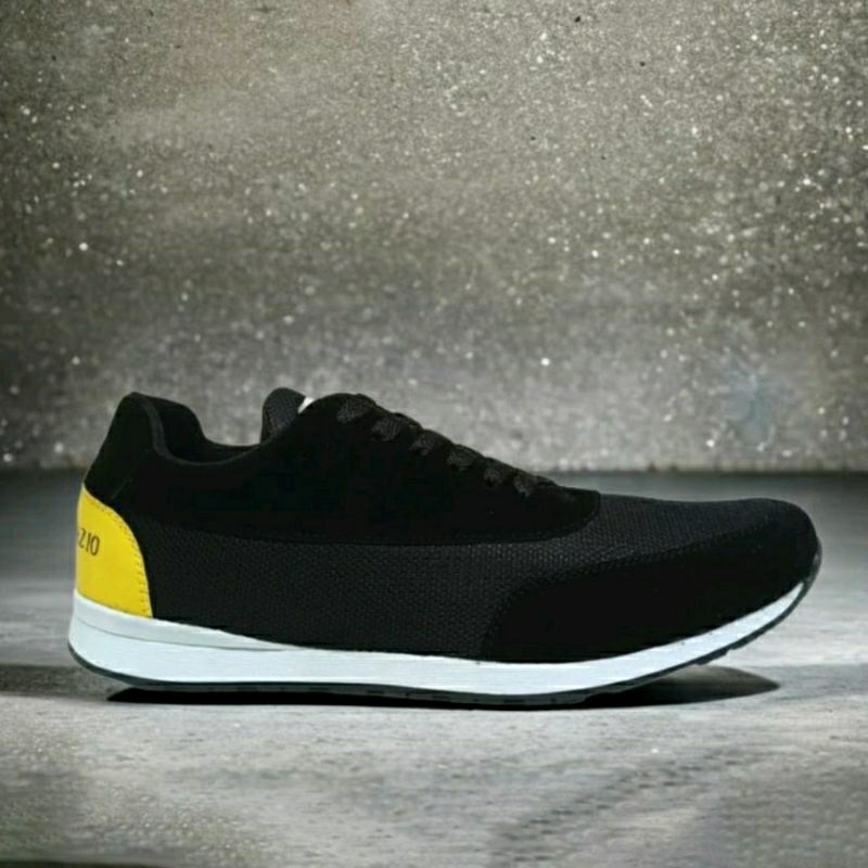 Sepatu Casual Pria Murah 39-44 Sneakers Low Cut Hitam Biru SS-305 Sepatu Kets Kasual Biru, 39