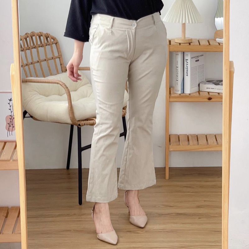 CELANA CUTBRAY BASIC PANTS SLETING KANCING