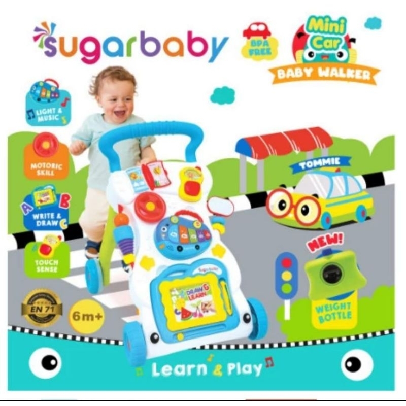 Sugar Baby My Circus push walker (Baby Walker)/mainan dorong bayi