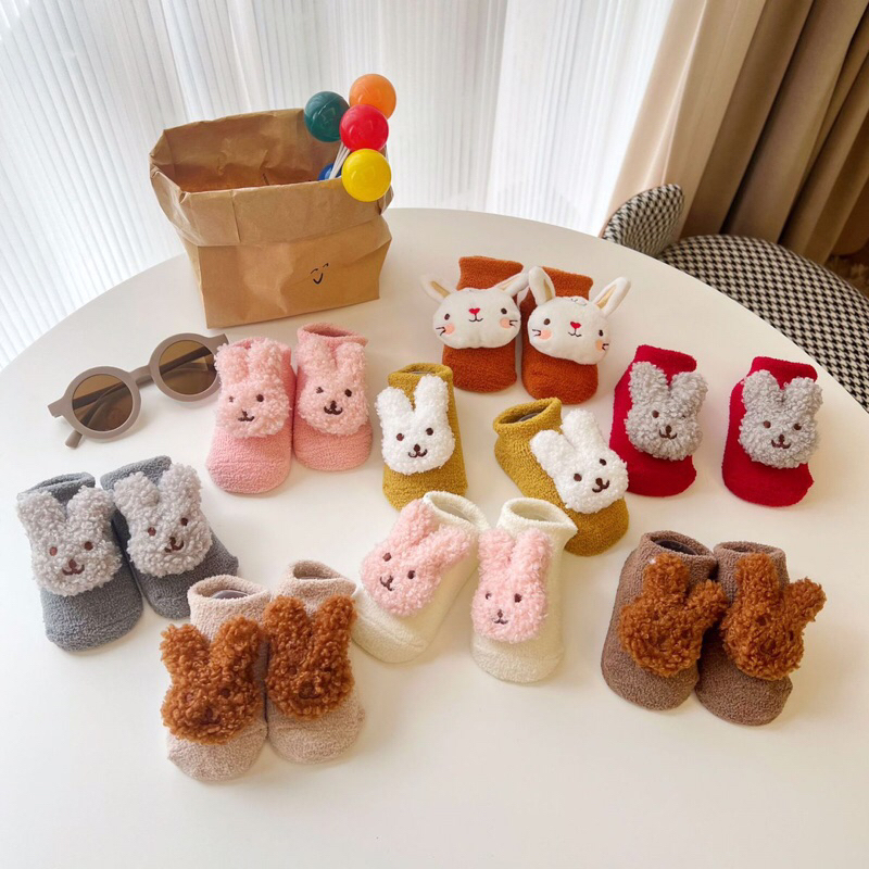 kaos kaki bear socks 3D / kaos kaki bayi beruang dan kelinci