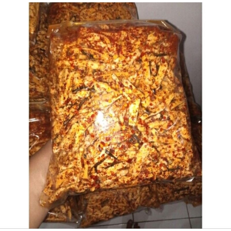 

Basreng stick extra pedas harum daun jeruk 2Kg