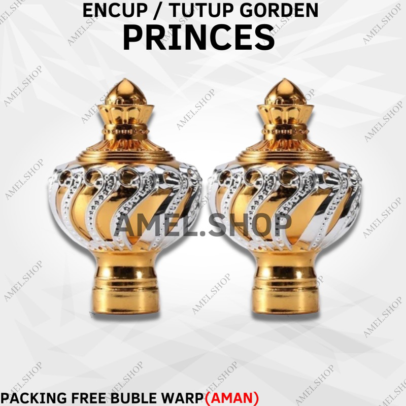 BREKET GORDEN  END CUP GORDEN BREKET EROPA TUTUP GORDEN PRINCES