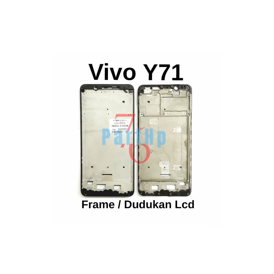 Frame Bezzell  - Vivo Y71 - Dudukan Lcd Bezzell Bezel Bejel - Hitam