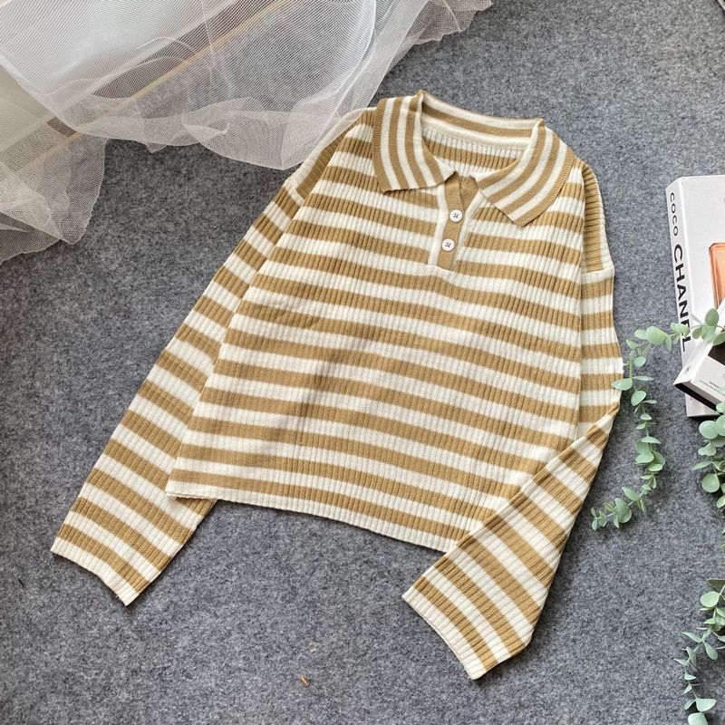 FREYA SWEATER RAJUT WANITA KERAH - SILVANA SWEATER RAJUT WANITA