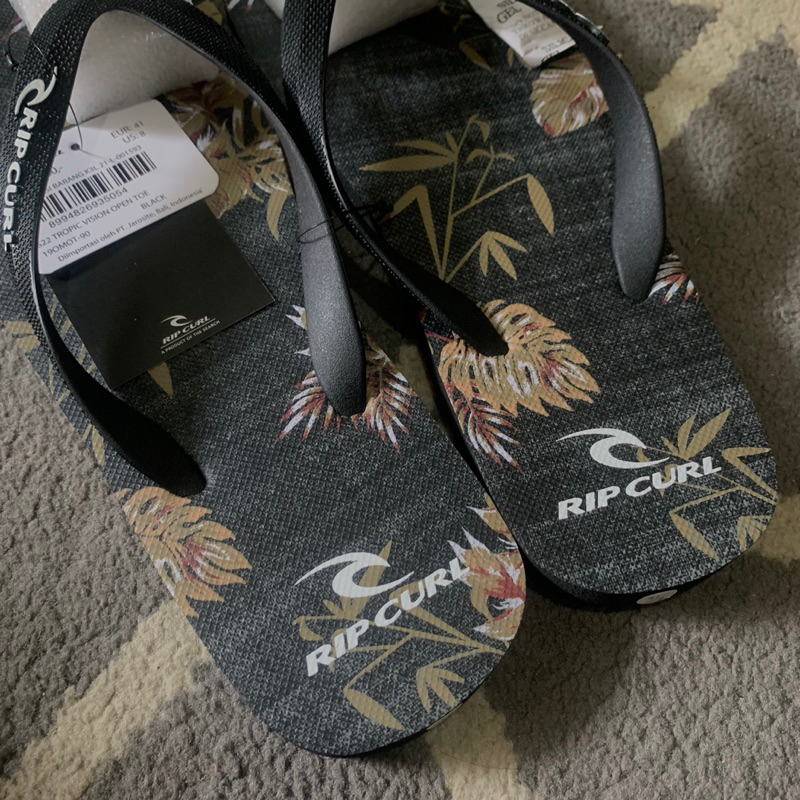 Sandal Ripcurl embos wettie flower logo thong