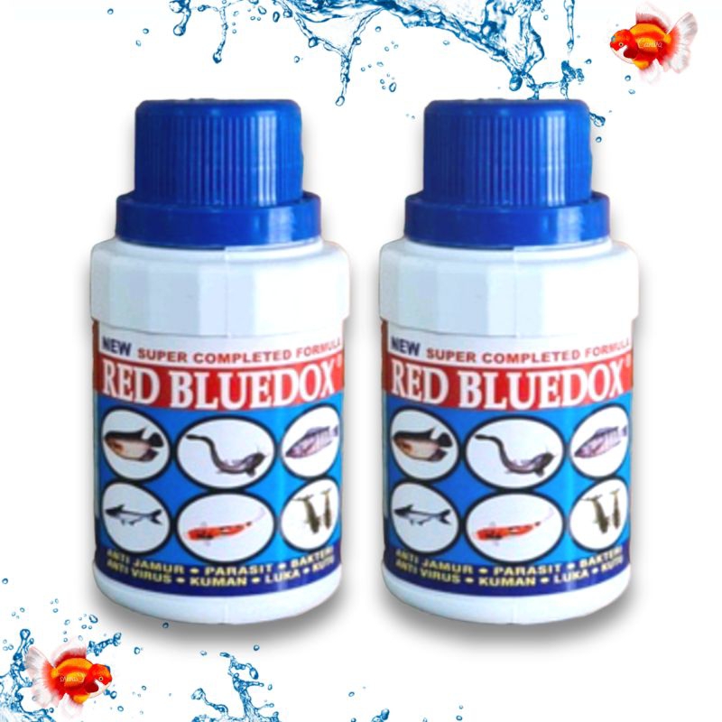 Obat Ikan anti jamur bakteri parasit RED BLUEDOX 120 ML