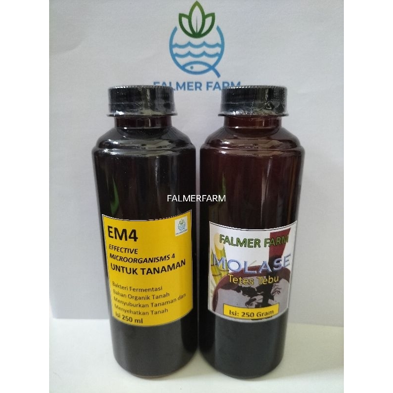 PAKET EM4 EM 4 PERTANIAN 250 ML DAN MOLASE 250 GRAM