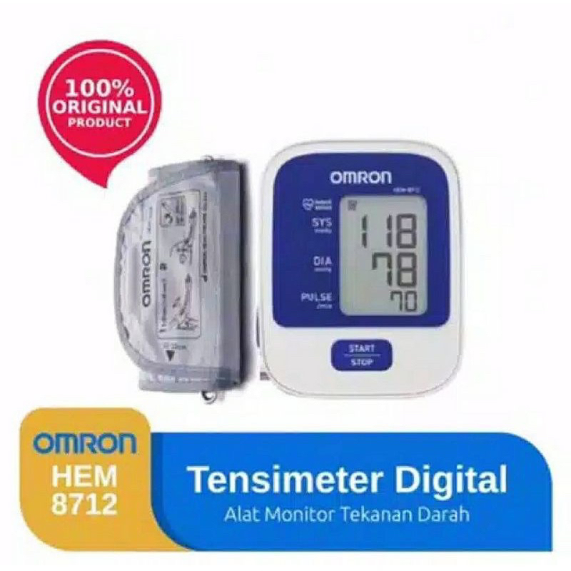 Omron Tensimeter Digital HEM-8712 / Tensi Digital Omron HEM-8712 / Tensi Omron / Omron / Omron HEM-8