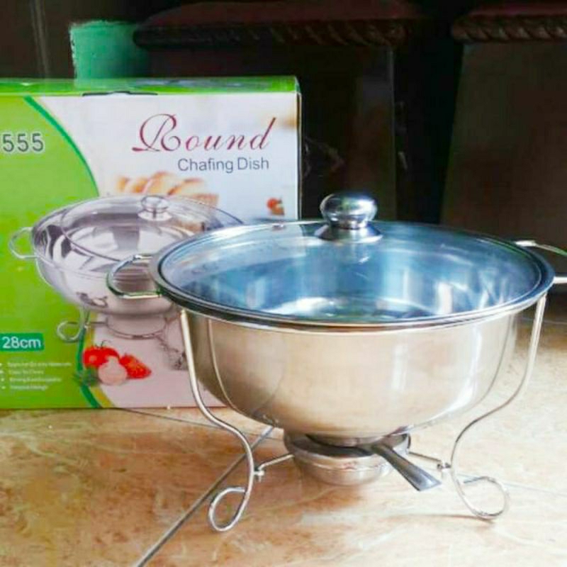 [ ⭐FREE ONGKIR⭐ ] Tempat wadah prasmanan warmer bulat kuah stenlis foodgrade 555 lebih tebal besar