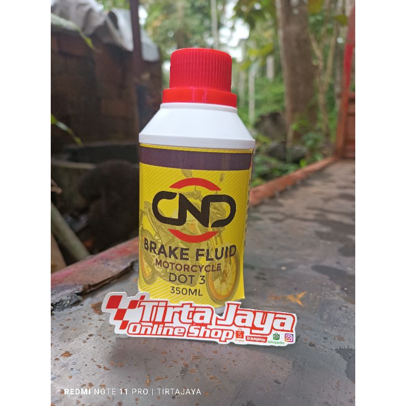 oli minyak rem brake fluid DOT 3 merk DND 350ml