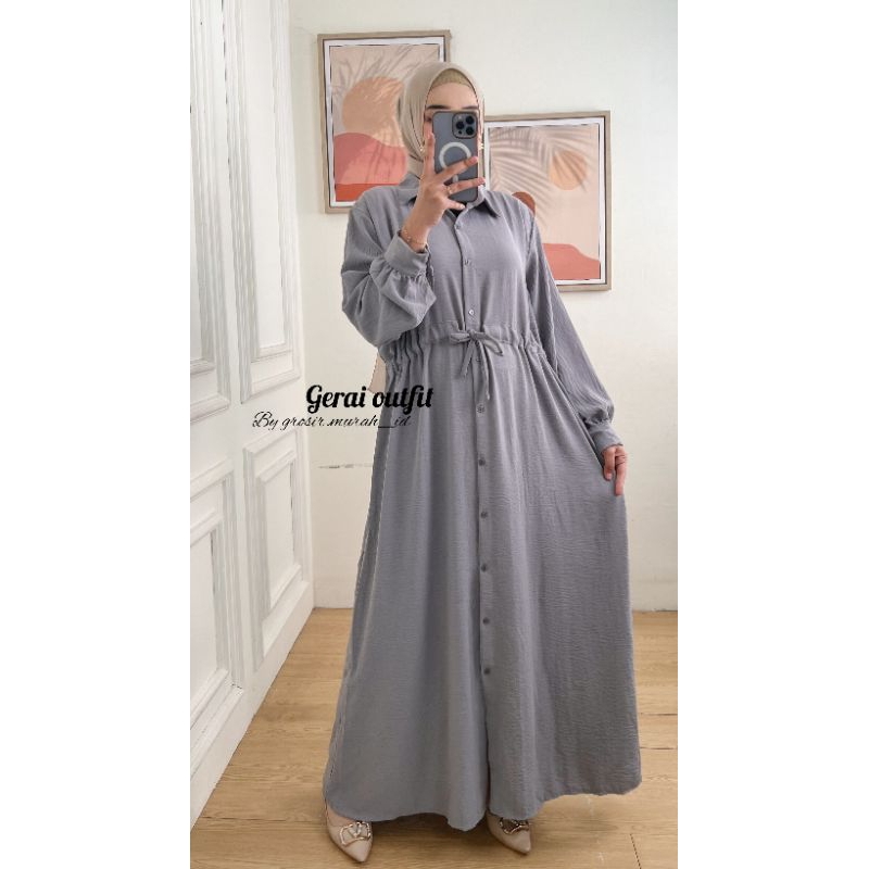 SHERITY DRESS CRINCLE AIRFLOW