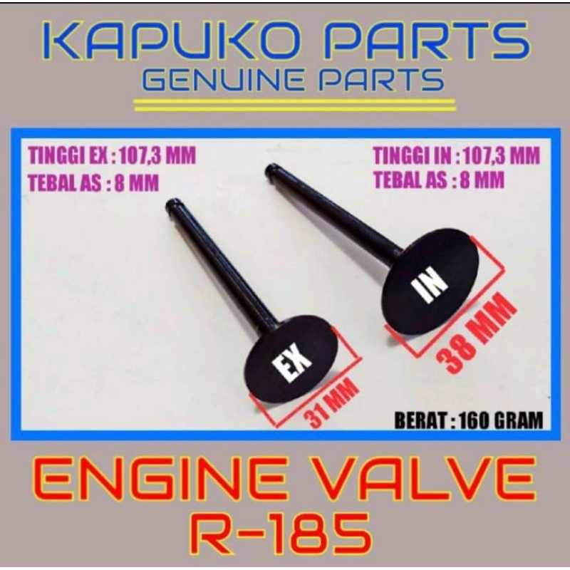 R185 KLEP UNTUK MESIN DIESEL DONGFENG