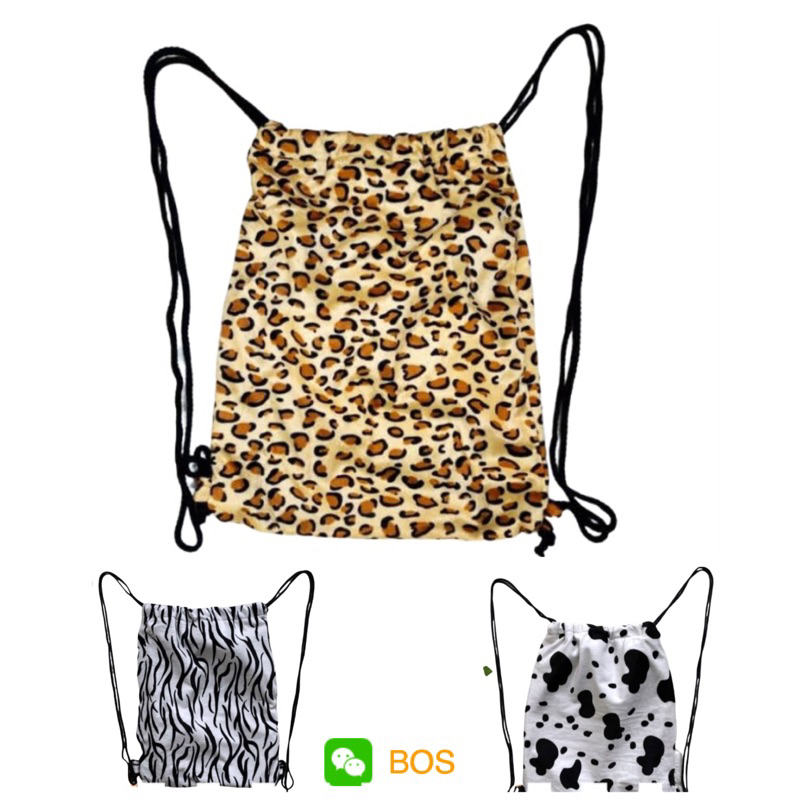 LEOPARD / GYMSACK / TAS SERUT / WATER PROOF / SPORT MAN &amp; LADY / STRING BAG / TAS SEPATU OLAH RAGA