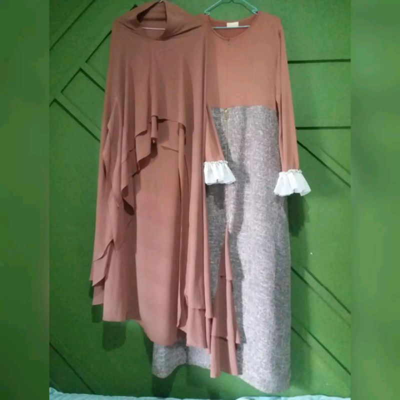 preloved gamis set jawhara syari