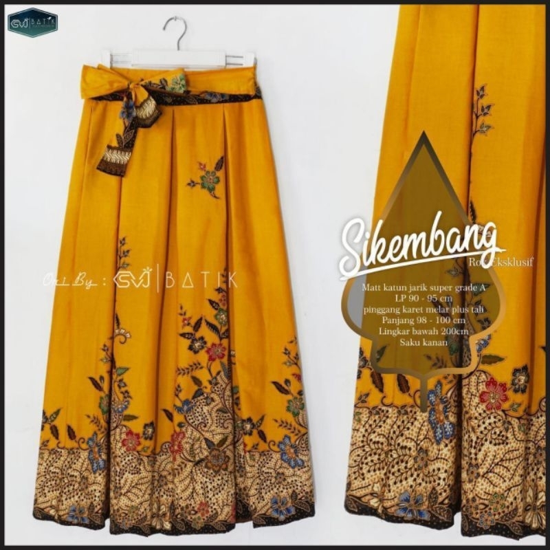 Sikembang Rok Batik Payung Terlaris Katun Primisima Exclusive Hanbai Store
