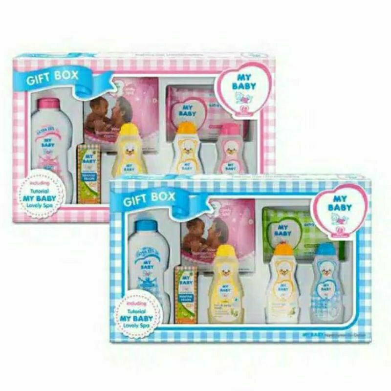 My baby gift box Mybaby set Box paket hadiah bayi Kado bayi lahiran