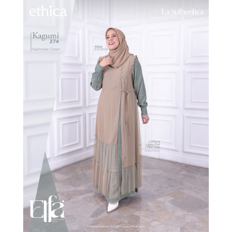 Sarimbit Ethica Elfa 270 Kashmeer Green, Kagumi 274 Kashmeer Green || Sarimbit Ethica Terbaru 2023